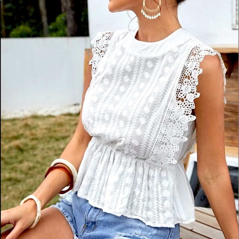 White Babydoll Blouse
